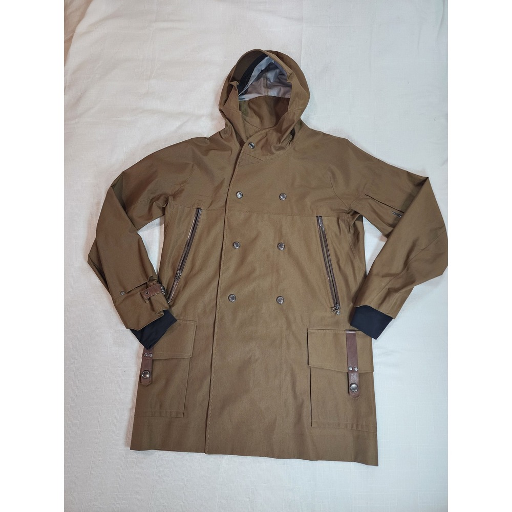 Salence Caisson Double Breasted Technical Ski Street Jacket Peppercorn Brown M